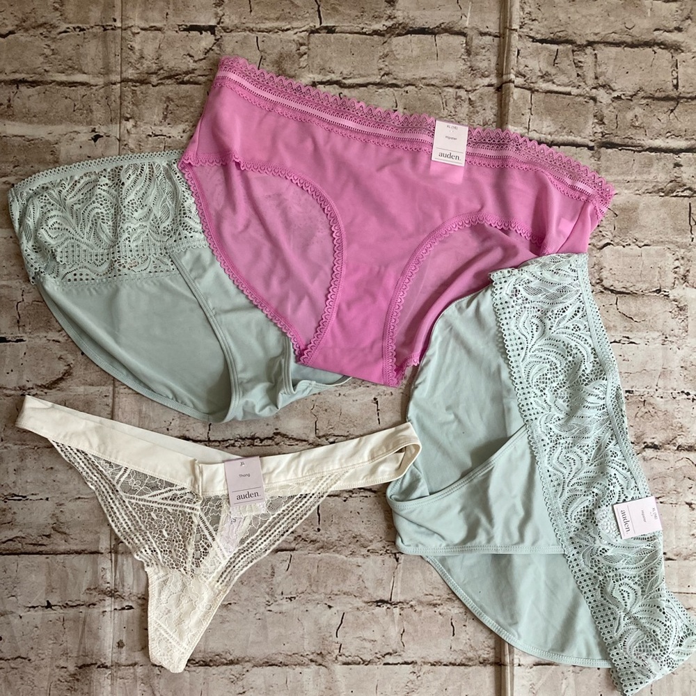 NWT lot of 4 Auden panties size XL – 16